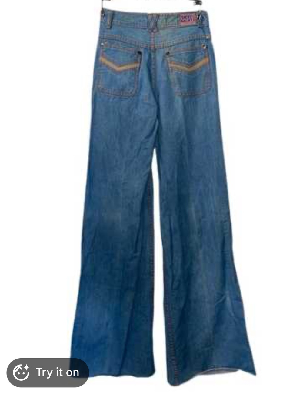 1970’s Faded Glory Vintage Blue Bell Bottom Jeans (C)